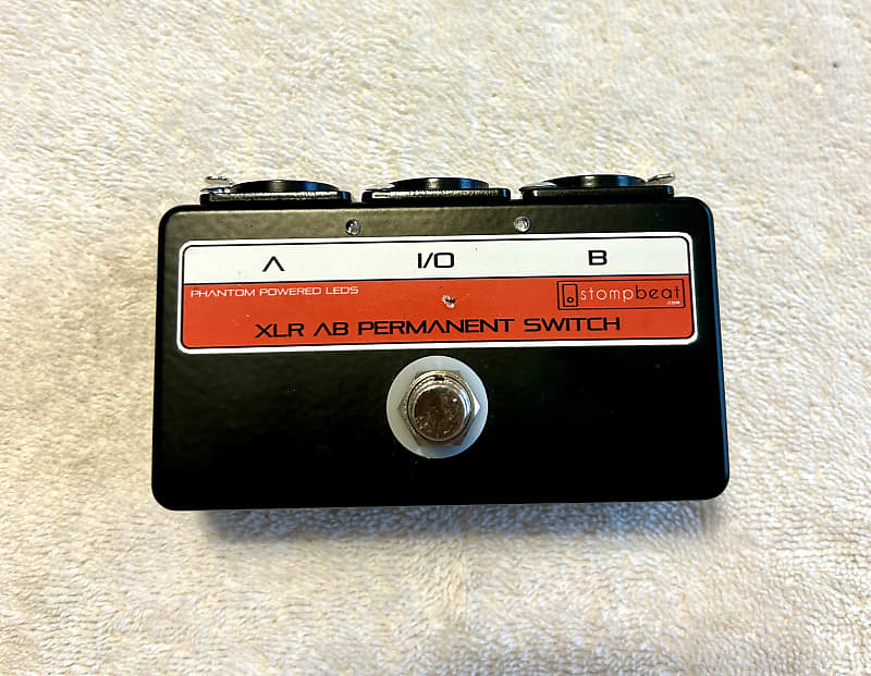 A/B XLR Cable Footswitch Pedal Reverb