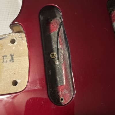 1990's Japan Jackson Professional Stealth Ex Candy Apple Red Guitar Body Floyd Ready image 16