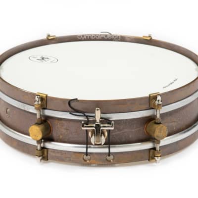 A&F Drum Co. Rude Boy 3x12 Snare - Raw Brass image 2