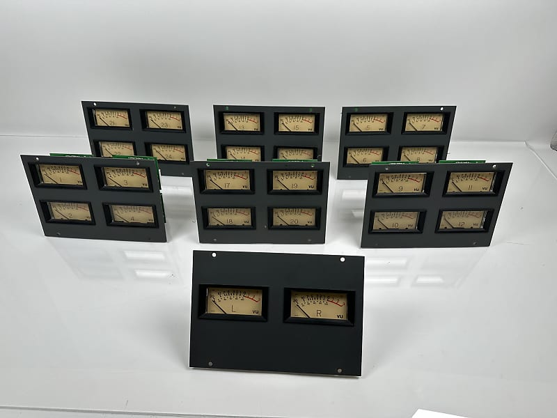 Sound Workshop Series 34 Console Mixer VU Meter Set | Reverb