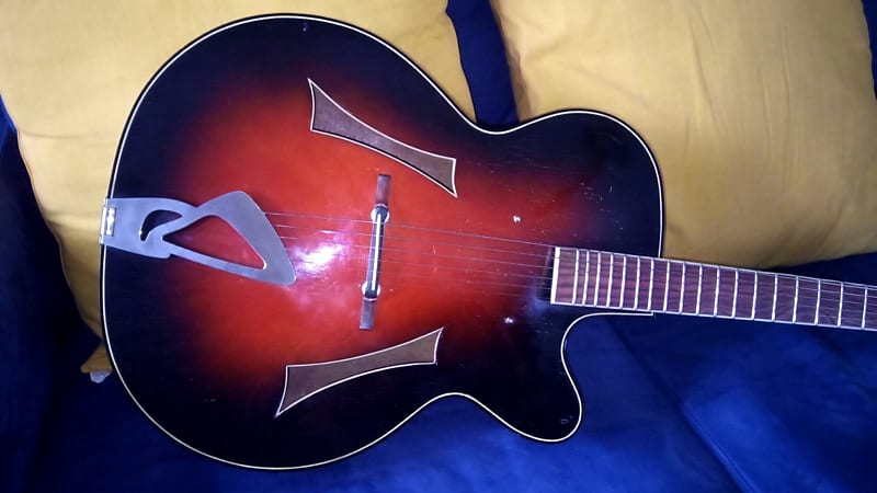 Huttl Opus  '60 solid top luthier archtop image 1