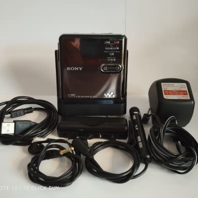 Sony MZ-RH10 Hi-MD black Walkman MiniDisc Recorder MP3 Tested