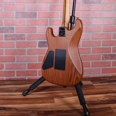 Charvel USA Custom Shop Music Zoo Exclusive Carbonized Recycled Redwood San Dimas Natural Oiled 2012 w/hardshell Case image 8