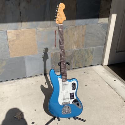 Fender Vintera II 60s Bass VI Rosewood Fingerboard Lake Placid Blue image 2