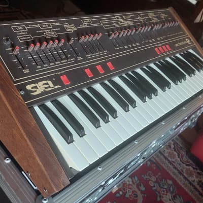 Siel Orchestra 2/Sequential Prelude + wooden sides + flight case 1983 (SERVICED) Rare image 16