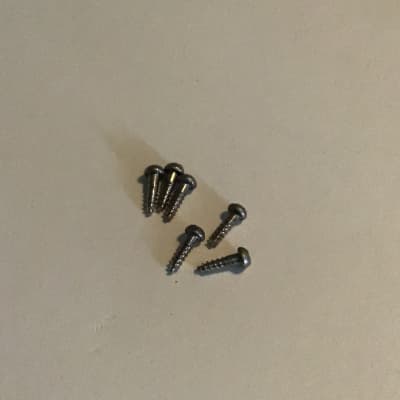 Gibson Vintage 1960's Grover Nickel Tuner Screw Set of 6 Les Paul ES SG and Others 1960's image 2