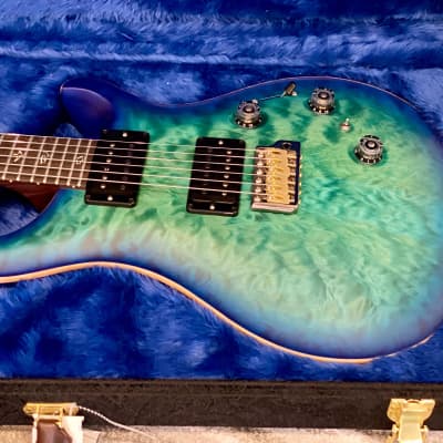 PRS Custom 24 Piezo 10 TOP Wood Library  2021 Makenna Blue signed by Paul Reed Smith image 8