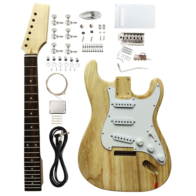 Solo PRK-10 DIY Electric Guitar Kit With Quilted Maple Top | Reverb