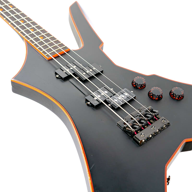 1985 Takamine GB400 Electric Bass - MIJ - Black & Red - RARE