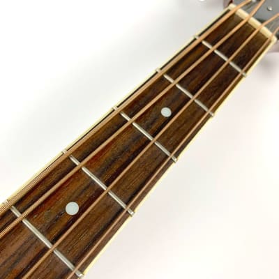 Regal Round Neck Acoustic  Resonator Bass 4 string. Honeyburst image 3