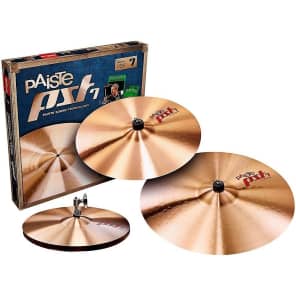 Paiste PST 7 Light Session 14 / 16 / 20" Cymbal Pack