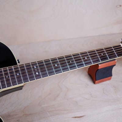 Ovation 2751AX-5 Standard Balladeer 12-String Acoustic Electric Guitar 2010's Black w/ Bag image 6