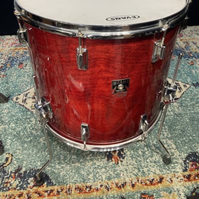 Tama - 18x16" Superstar Floor Tom 1980's - "Neil Peart" Cherry Wine image 3