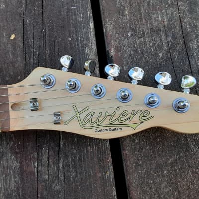 Xaviere  PRO830 Tele Sunburst Alder & Rosewood Humbucker Rails Kwikplug Equipped by Guitars For Vets image 8