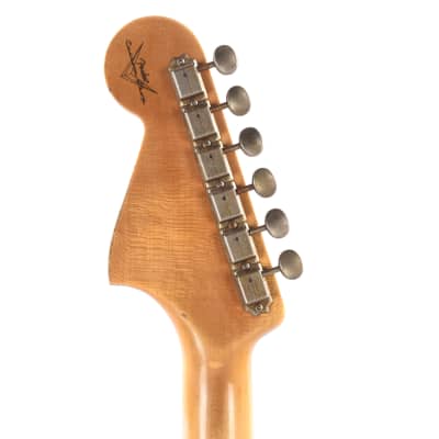 Fender Custom Shop Bass VI Journeyman Relic Aged Sherwood Green Metallic (Serial #CZ574515) image 7