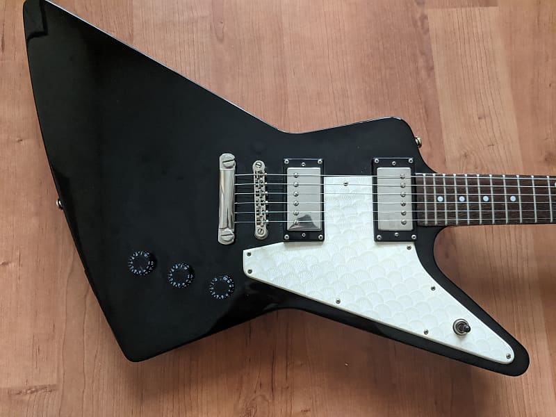 Epiphone Explorer Custom Shop Limited 2010 Ebony | Reverb