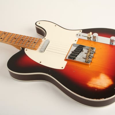Fender Custom Shop '59 Telecaster Custom Relic Maple Neck Wide Fade Chocolate 3-Colour Sunburst CZ573805 image 10