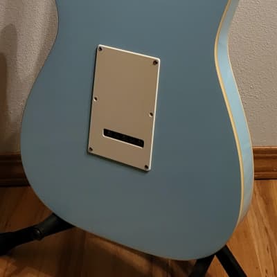 Fender Stratocaster Partscaster Double Bound Sonic Blue image 6