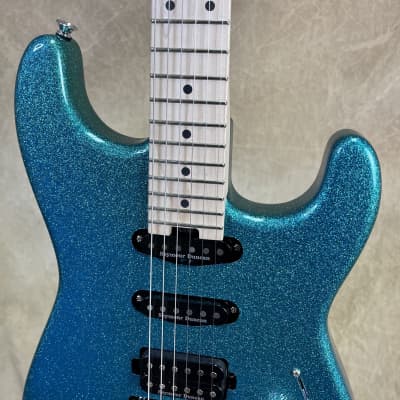 Charvel Pro Mod So-Cal Style 1 HSS FR M Aqua Flake Guitar image 6