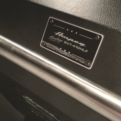 Ampeg SVT-410HLF Heritage Series 500-Watt 4x10" Bass Speaker Cabinet 2010 - Present - Black image 9
