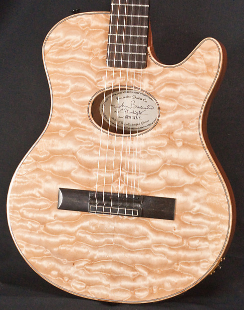 Buscarino Starlight Nylon Acoustic Electric Guitar Reverb