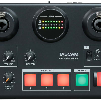 Tascam MiNiSTUDIO Creator US-42B  Audio Interface for Personal Broadcasting