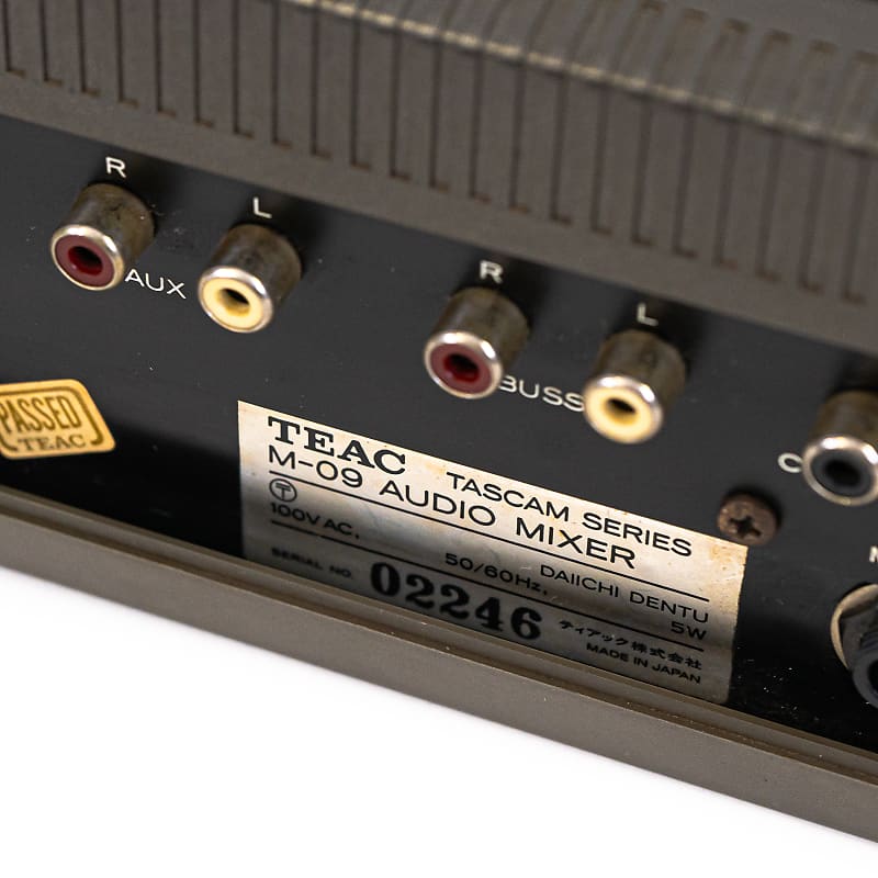 TEAC M-09 AUDIO MIXER オーディオミキサー - メルカリ