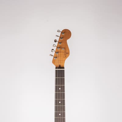 Cream T Guitars Crossfire SRT-6 - Inferno Red w/ Stripe #SO22UND image 5