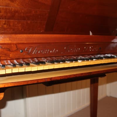 Italian Virginal Harpsichord crafted by Thomas John Dick 2008, 54 strings (B1 to E6), Sitka Spruce image 5