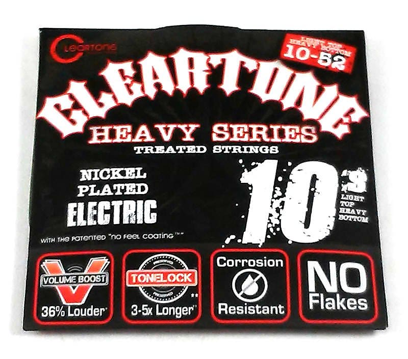 Cleartone Guitar Strings Electric Monster Light Top Heavy Bottom 10-52 Long Life image 1
