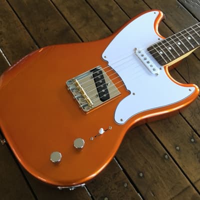 Rosenow Rapid Line 25.5" - Monarch Orange Metallic - Blackwood Tek - Offset Body Electric Guitar image 4