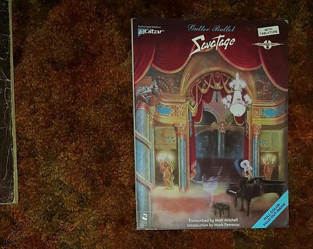 Savatage Tab Book Gutter Ballet