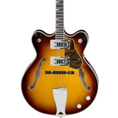Eastwood Classic Series Laminate Semi-Hollow Maple Body & Neck 4-String Electric Tenor Guitar w/Gig Bag image 1
