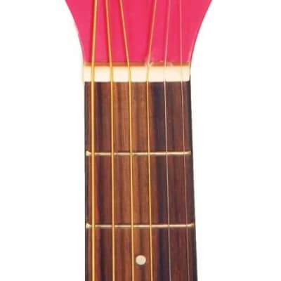 J Reynolds JR14PK Basswood Top 36-Inch Rosewood Fingerboard 6-String Acoustic Guitar w/Adjustable Truss Rod image 5