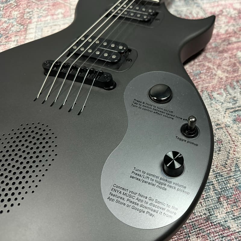 Enya Nova Go Sonic Electric Guitar in Black with Gigbag | Reverb Enya Nova Go Sonic Electric Guitar in Black with Gigbag | Reverb