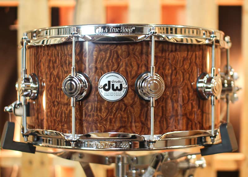 DW 6.5x14 Collector's Maple Mahogany Tortoise Shell Pomelle Snare