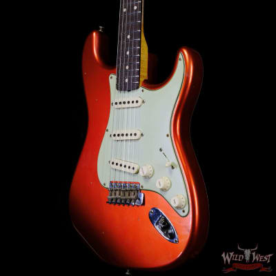 Fender Custom Shop Limited Edition 1959 59' Special Stratocaster Flame Maple Neck Journeyman Relic Super Faded Candy Apple Red image 2