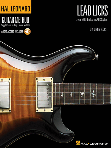 Hal Leonard Lead Licks: Over 200 Licks in All Styles Hal Leonard Guitar Method image 1