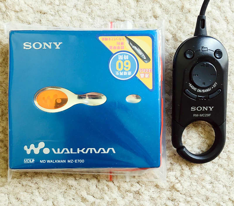 Sony MZ-E700 Walkman MiniDisc Player, Excellent Blue !! Working