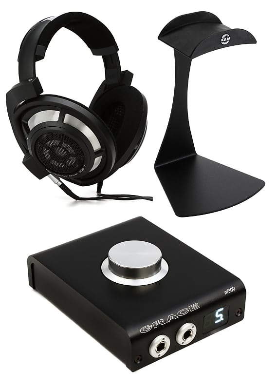 Sennheiser HD 800 S Open-back Audiophile/Reference Headphones and Grace Design m900 Desktop DAC Headphone Amp Bundle  			