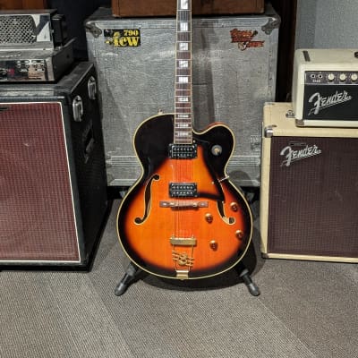 Cort LCS-1 Larry Coryell Signature Arch Top Electric Guitar w/Case - Vintage Burst (Used) for sale