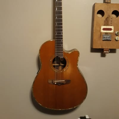 Fenix SL-93S,  Acoustic Guitar, 1990's  Blonde, AE, solid top image 1