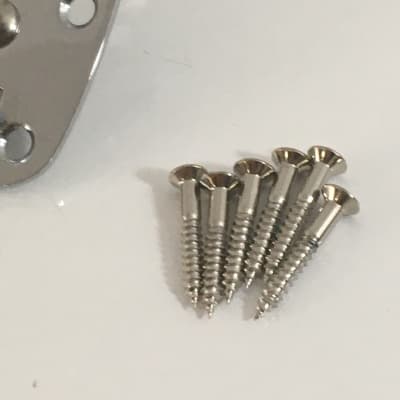 Light NOS Relic Vintage Spec Tremolo Bridge Tail Piece for Fender Jazz Jaguar Style Bridge + Mounts image 2