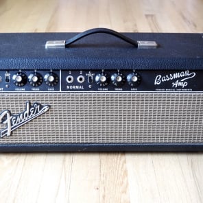 1966 Fender Bassman Blackface Piggyback Vintage Tube | Reverb