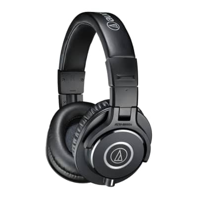 Audio-Technica ATH-M40X Professional Headphones Bundle with Knox Gear Aluminum Stand and Hard Shell Case Bundle image 2