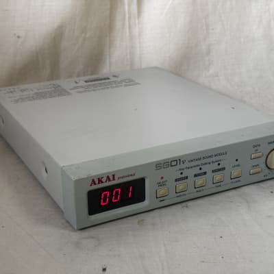 AKAI SG01v Vintage Sound Module New internal battery!! w/ power supply