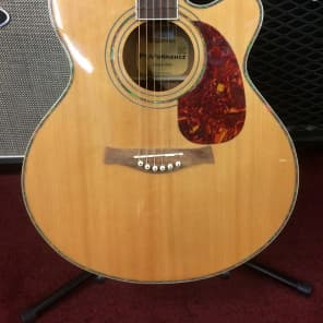 Giannini <GF-4SCEL> Natural Gloss Finish Acoustic-Electric Guitar Very RARE! image 3