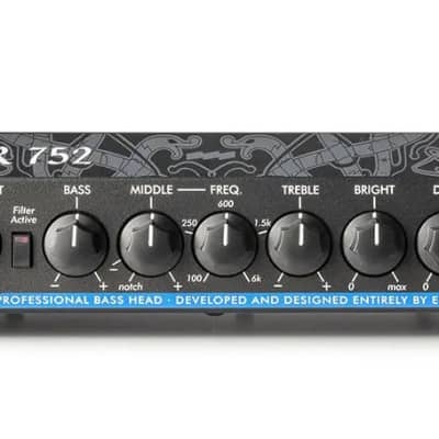 EBS Reidmar 752 RD752 750 watt 2 ohm Light Weight Bass Amplifier Head image 1