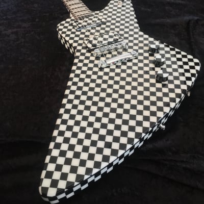 Black Diamond XPro Checkerboard Guitar the RICKI Custom Hand built (Preorder PreBuild)  w/cs image 7