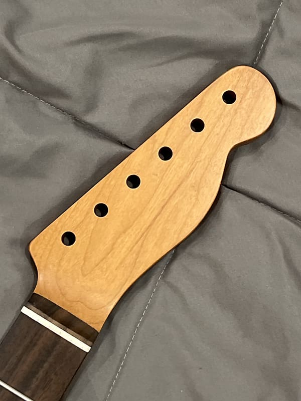 Roasted maple, Fits Tele, Rosewood 9.5 radius, Bone Nut - | Reverb